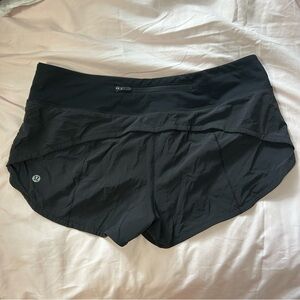 Lululemon speed up shorts in black